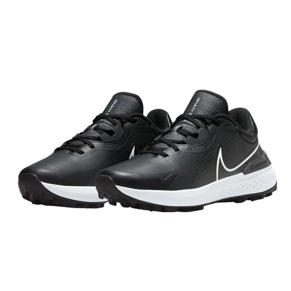 Size 7 Mens Wide Nike Infinity Pro 2 Golf Shoes DM8449-015‎ Black White Cleats