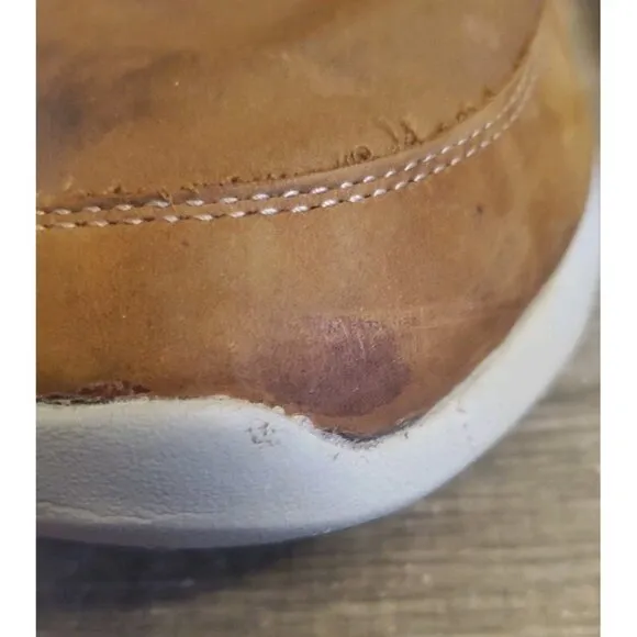 Skechers Elent Leven Leather Lace Up Shoes Mens Size 11 Brown