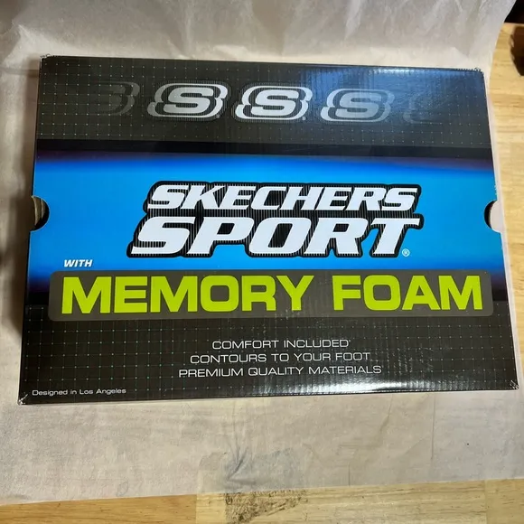 Skechers Gray and Black Athletic Shoes with Memory Foam