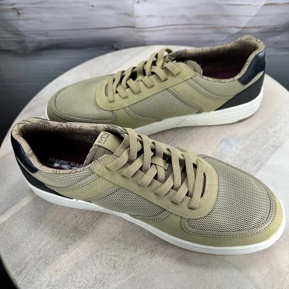 Skechers Mark Nason Mens Sneakers Size 14 Taupe Lace Up Casual Shoes 222187 New