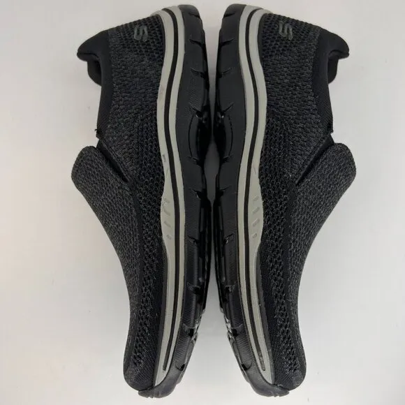 Skechers Mens 65086 Black Relaxed Fit Expected Gomel Size 9 Slip-On Shoes
