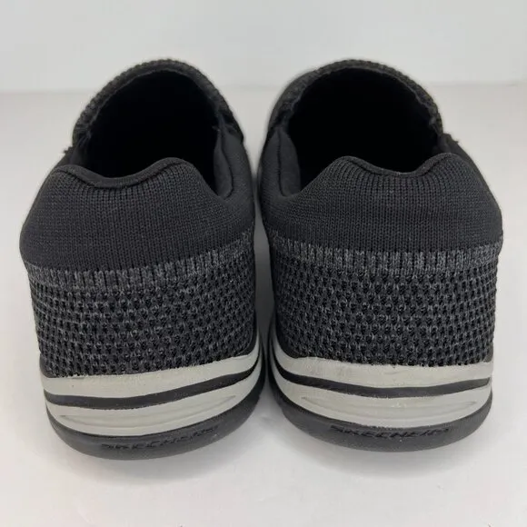 Skechers Mens 65086 Black Relaxed Fit Expected Gomel Size 9 Slip-On Shoes