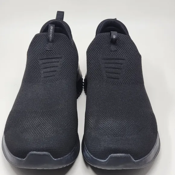 Skechers Mens Ultra Flex 3.0 Denlark Blk Slip On Shoes Size 12 #232314 Pre-owned
