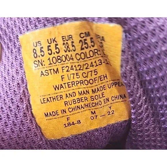 Skechers Womens Work Boots Composite Toe 108004 McColl Waterproof US Size 8.5