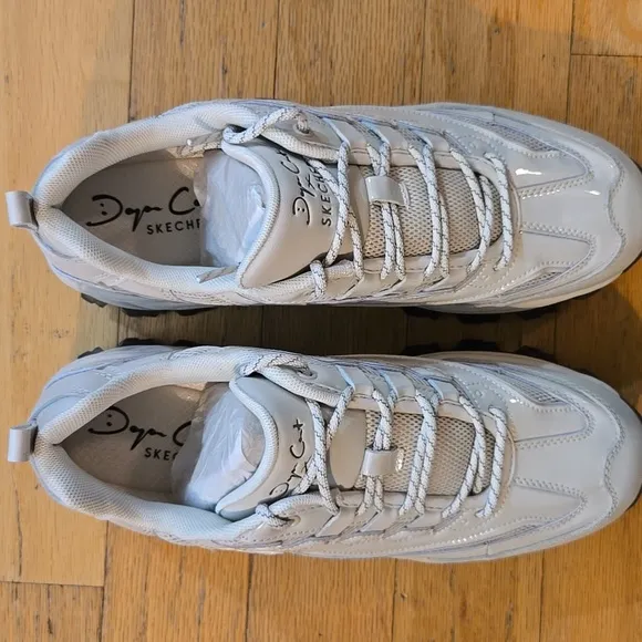 Sketchers Womens DOJA CAT; DOJA'LITE SHINE SHOES-OFF WHITE-Size 10 NIB