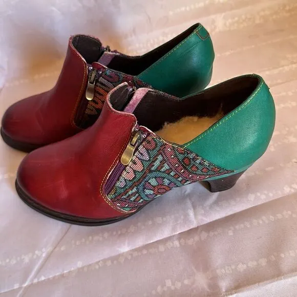 Socofy genuine leather women shoes