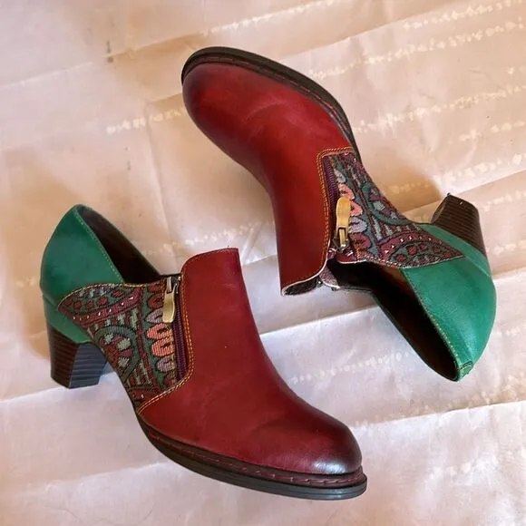 Socofy genuine leather women shoes