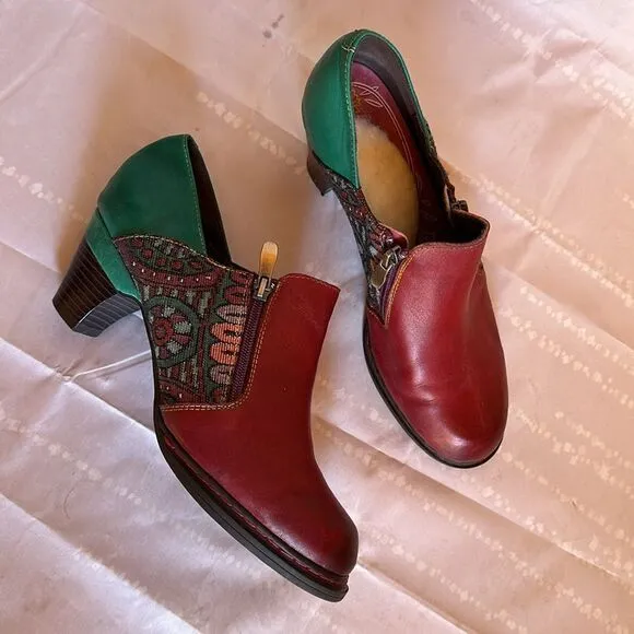 Socofy genuine leather women shoes