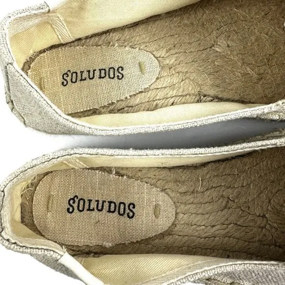 Soludos Pineapple Espadrille 8 Slip On Shoes Womens Brand New
