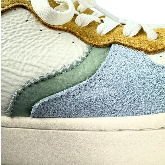 Soludos Women's Genuine Leather Roma Retro Sneaker Shoes - Size 9