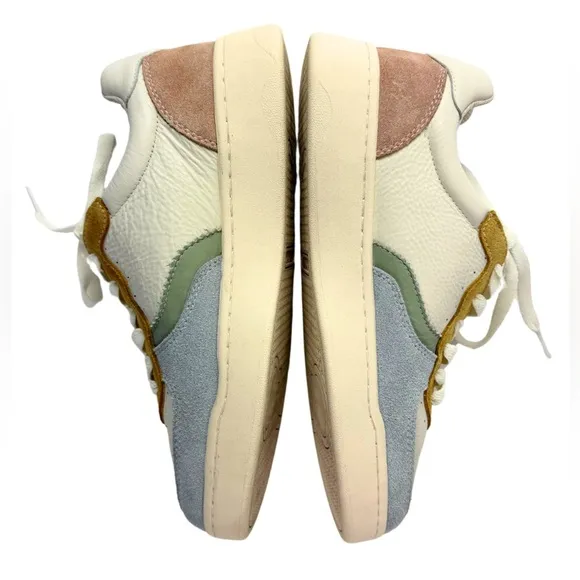 Soludos Women's Genuine Leather Roma Retro Sneaker Shoes - Size 9