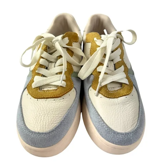 Soludos Women's Genuine Leather Roma Retro Sneaker Shoes - Size 9
