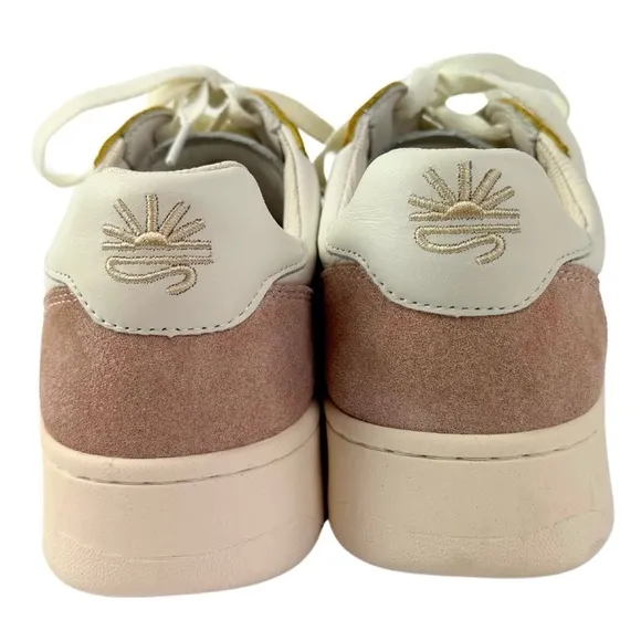 Soludos Women's Genuine Leather Roma Retro Sneaker Shoes - Size 9
