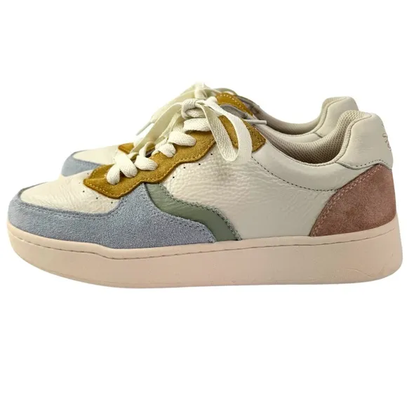 Soludos Women's Genuine Leather Roma Retro Sneaker Shoes - Size 9