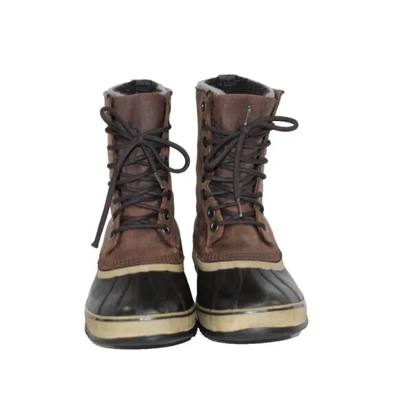 Sorel 1964 Excellent Men's 8 Waterproof Boots Tobacco Brown NM2725-256 snow
