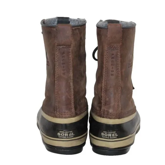 Sorel 1964 Excellent Men's 8 Waterproof Boots Tobacco Brown NM2725-256 snow
