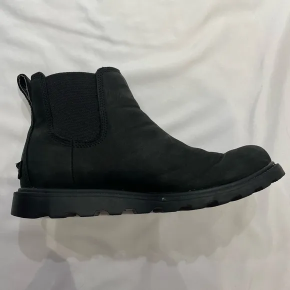 Sorel Ainsley Chelsea Boots Black Waterproof Ankle Booties Women’s Size 6.5