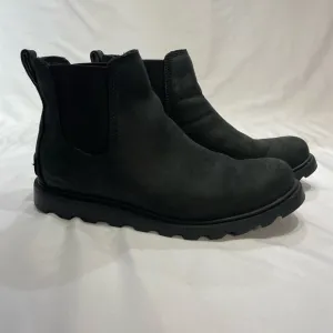 Sorel Ainsley Chelsea Boots Black Waterproof Ankle Booties Women’s Size 6.5