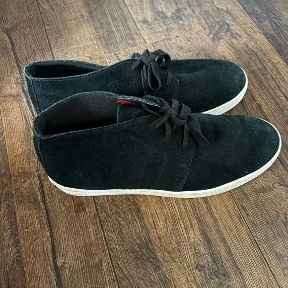 Sorel Black Suede Sneaker Boot