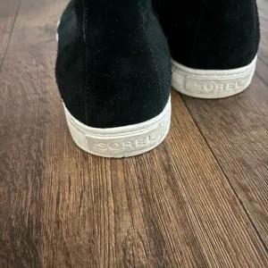 Sorel Black Suede Sneaker Boot