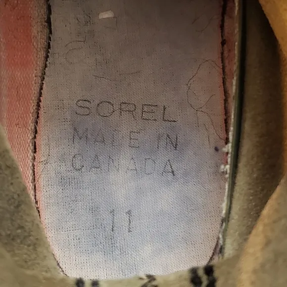 Sorel Boots Green Black Size 11