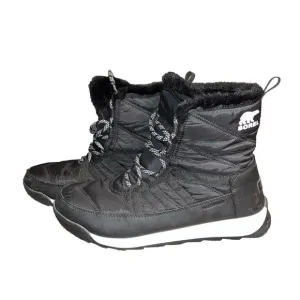 Sorel Boots Womens 11 Black Whitney II Waterproof NL3820-010
