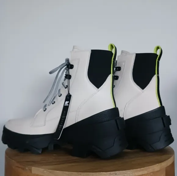 Sorel Brex Leather Lace Up Boots Size 8