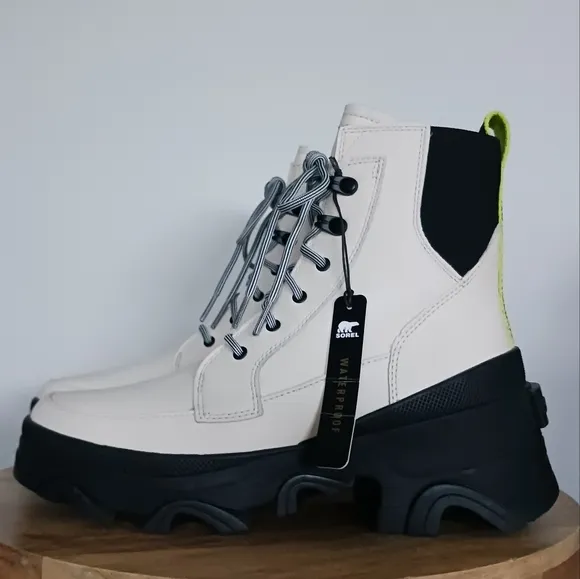 Sorel Brex Leather Lace Up Boots Size 8