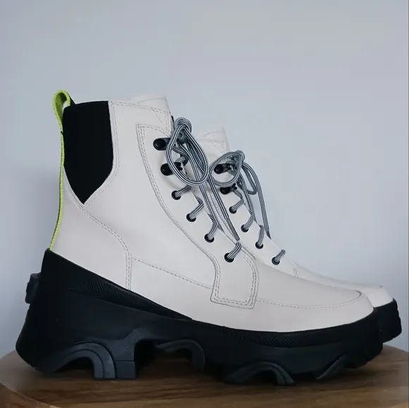 Sorel Brex Leather Lace Up Boots Size 8