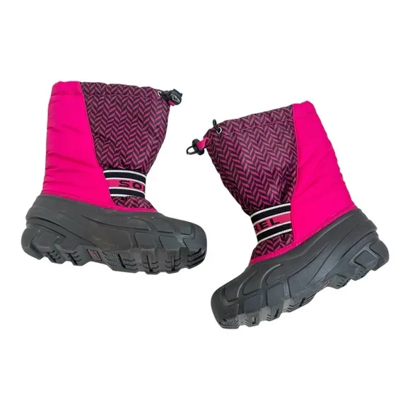 Sorel Bright Pink Cub Graphic 15 Snow Boots