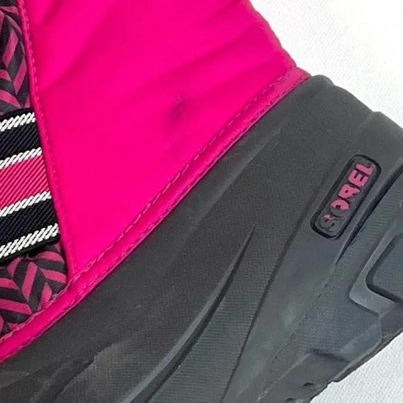 Sorel Bright Pink Cub Graphic 15 Snow Boots