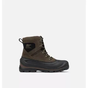 Sorel Buxton 1760181-245 Men's 9.5 Major Black Suede Leather Snow Boots EEE3715