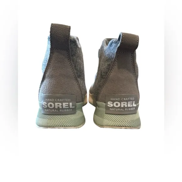 Sorel Classic Out N About III Gray Waterproof Rain Boots- Size 8.5- NWOT