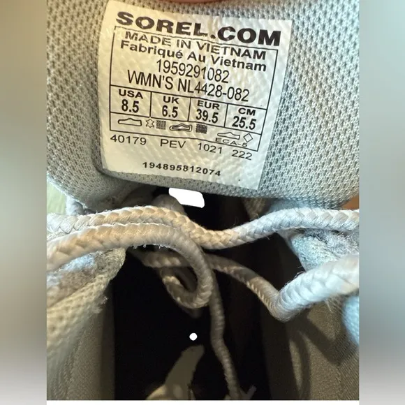 Sorel Classic Out N About III Gray Waterproof Rain Boots- Size 8.5- NWOT