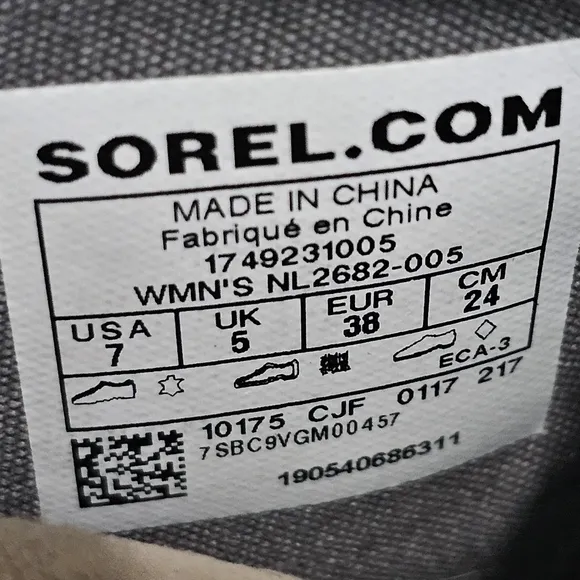 Sorel Farah Grey Suede Booties Size 7
