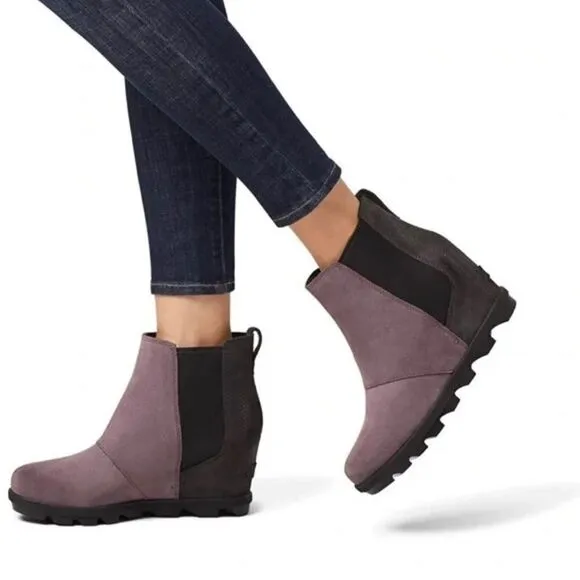 Sorel Joan of Arctic Wedge Chelsea Boots 7