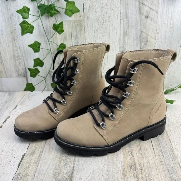 Sorel Lennox Women’s US 7.5 Lace Waterproof Snow Hiking Boots Leather
