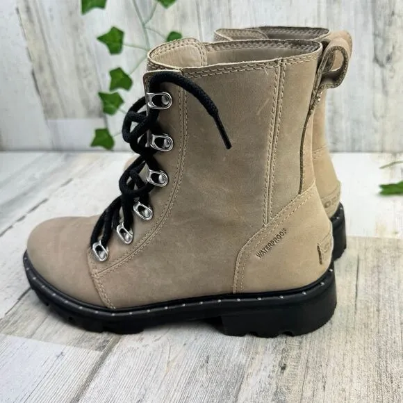 Sorel Lennox Women’s US 7.5 Lace Waterproof Snow Hiking Boots Leather