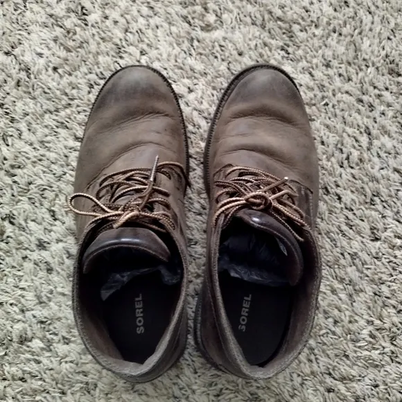 Sorel Madson Chukka Waterproof Boots Major Cordovan sz 9,5