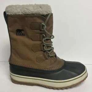 Sorel Men's 1964 Pac Nylon Waterproof Boots Brown, Size 7 M