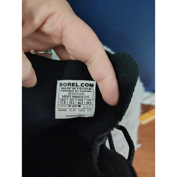 Sorel Men's Ankeny II Mid Waterproof ankle Boots Mens Size 11.5 U.S.