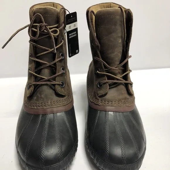 Sorel Men's Cheyanne II Waterproof Boots Brown Leather, Size 10 M