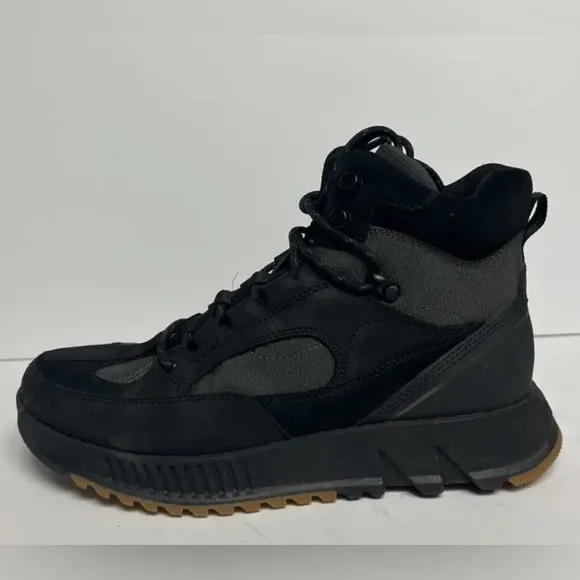 Sorel Men's Mac Hill Ultra Trace Waterproof Boots Black, Size 8 M