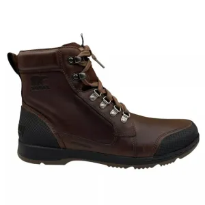 SOREL Men's Waterproof Leather Ankeny Mid Boots Size 11-11.5 Brown Waterproof