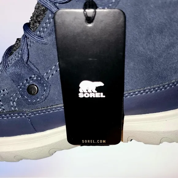 Sorel NWT Explorer Blue Waterproof Kids Boots