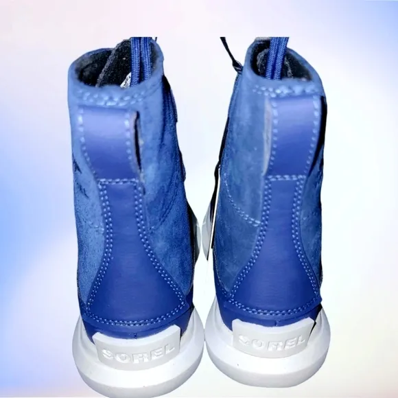 Sorel NWT Explorer Blue Waterproof Kids Boots