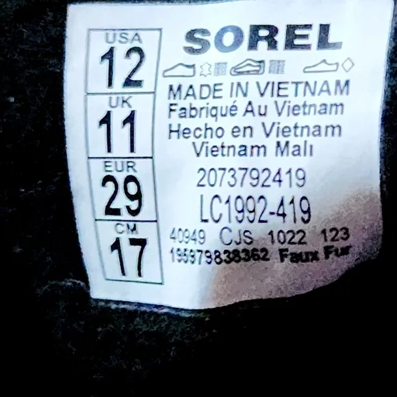 Sorel NWT Explorer Blue Waterproof Kids Boots