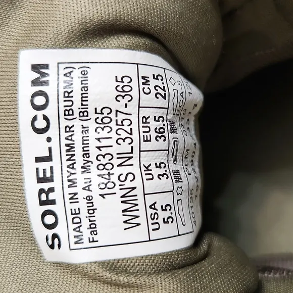 Sorel Out N About Plus Alpine Tundra Waterproof sneakers (womens size 5.5)