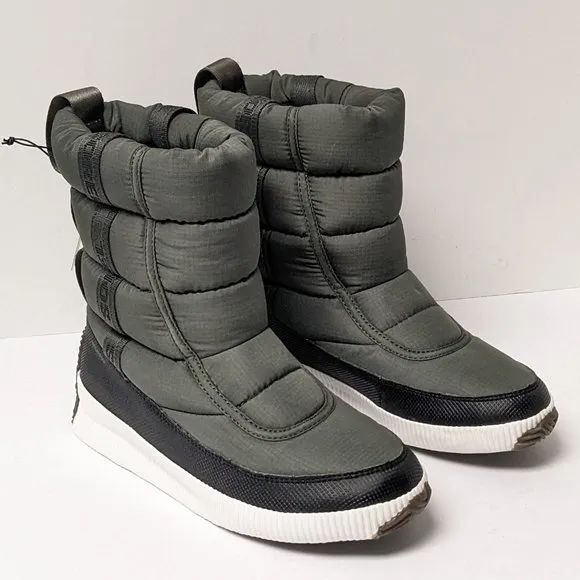 Sorel Out N About Puffy Waterproof Winter Boots, Alpine, Women's 9.5 M