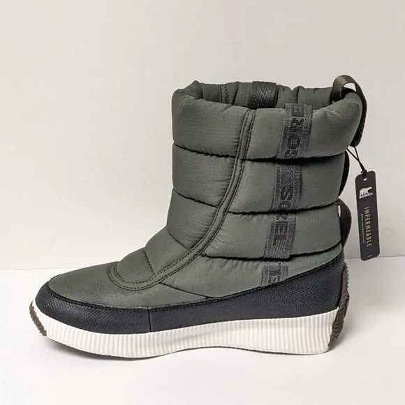 Sorel Out N About Puffy Waterproof Winter Boots, Alpine, Women's 9.5 M